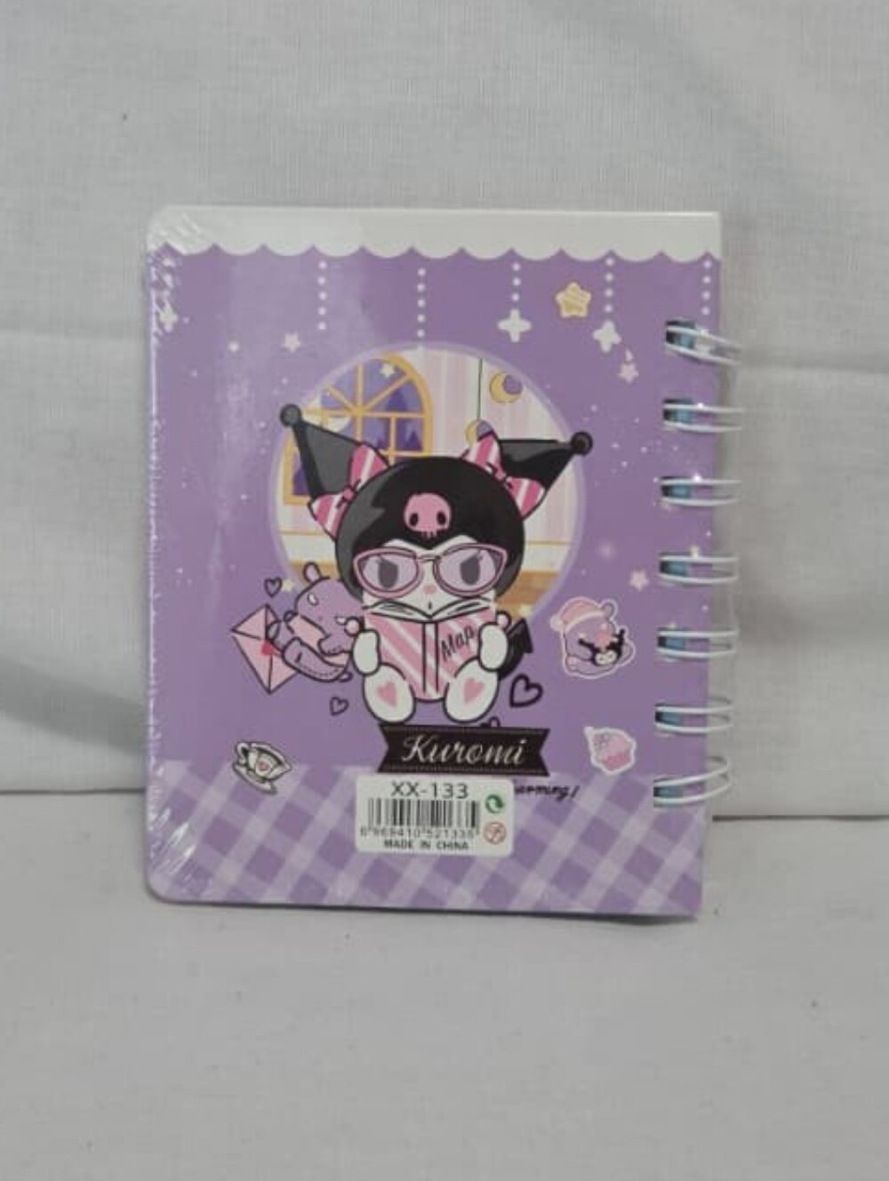 Kuromi tabbed mini notebook - Picture 2 of 5